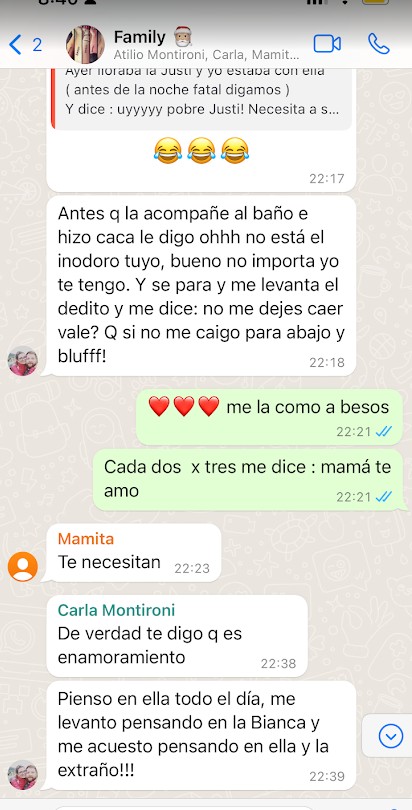 WhatsApp familia-lau