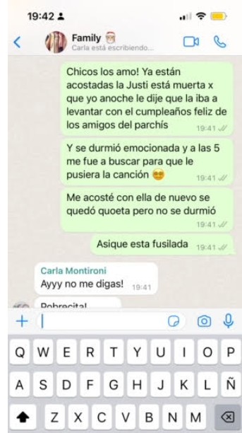WhatsApp familia-lau